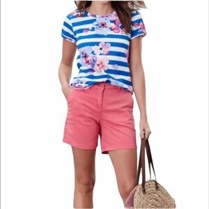 JOULES NWT Cruise Chino Shorts Size 2 in Pink